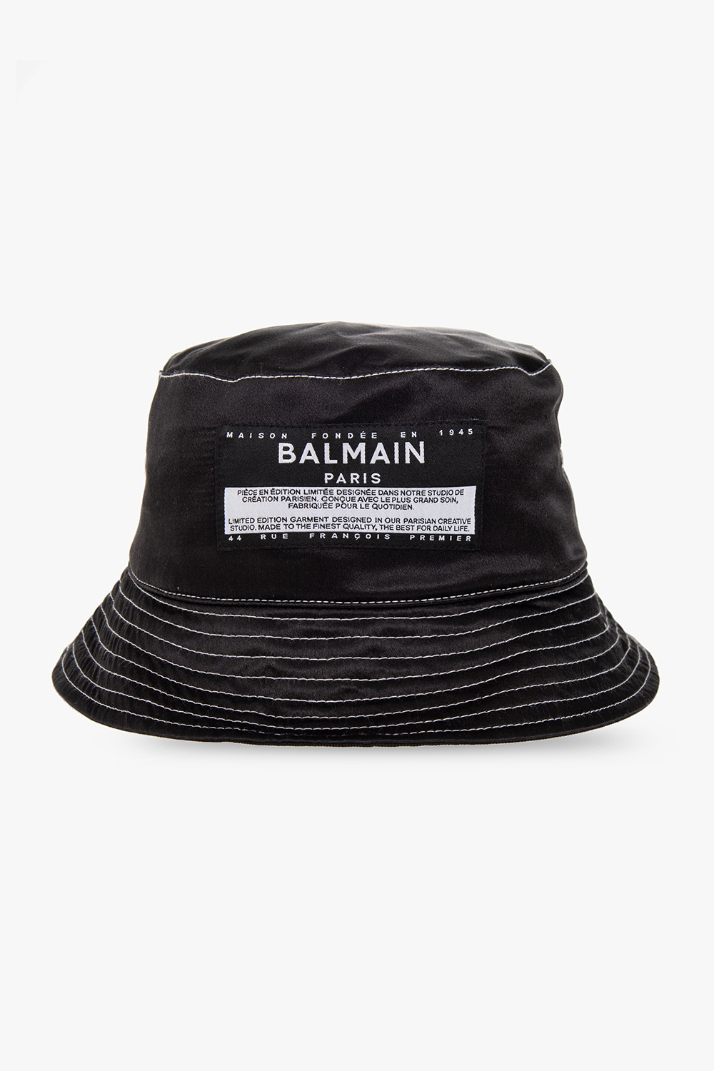 BALENCIAGA】BLACK DENIM BUCKET HAT